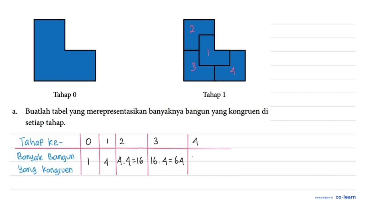 Sebuah bangun berbentuk seperti di bawah ini. Bangun