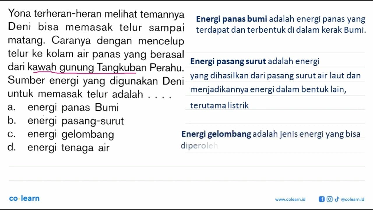 Yona terheran-heran melihat temannya Deni bisa memasak