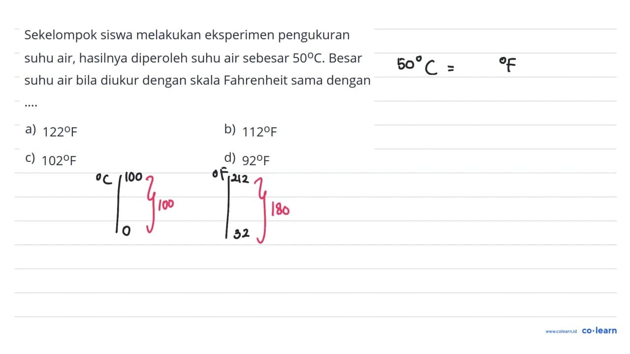 Sekelompok siswa melakukan eksperimen pengukuran suhu air,