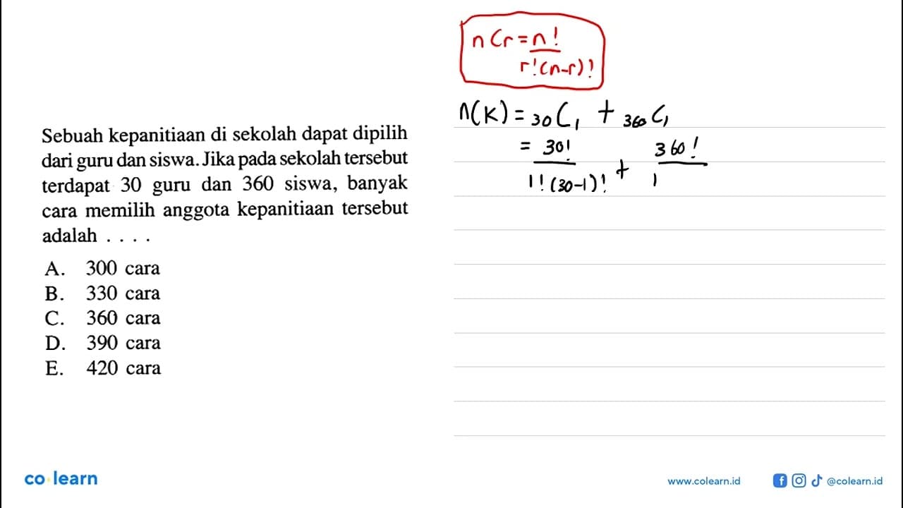 Sebuah kepanitiaan di sekolah dapat dipilih dari guru dan