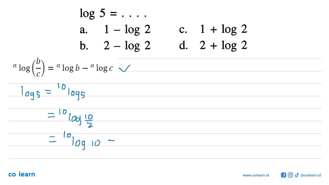 log5=....