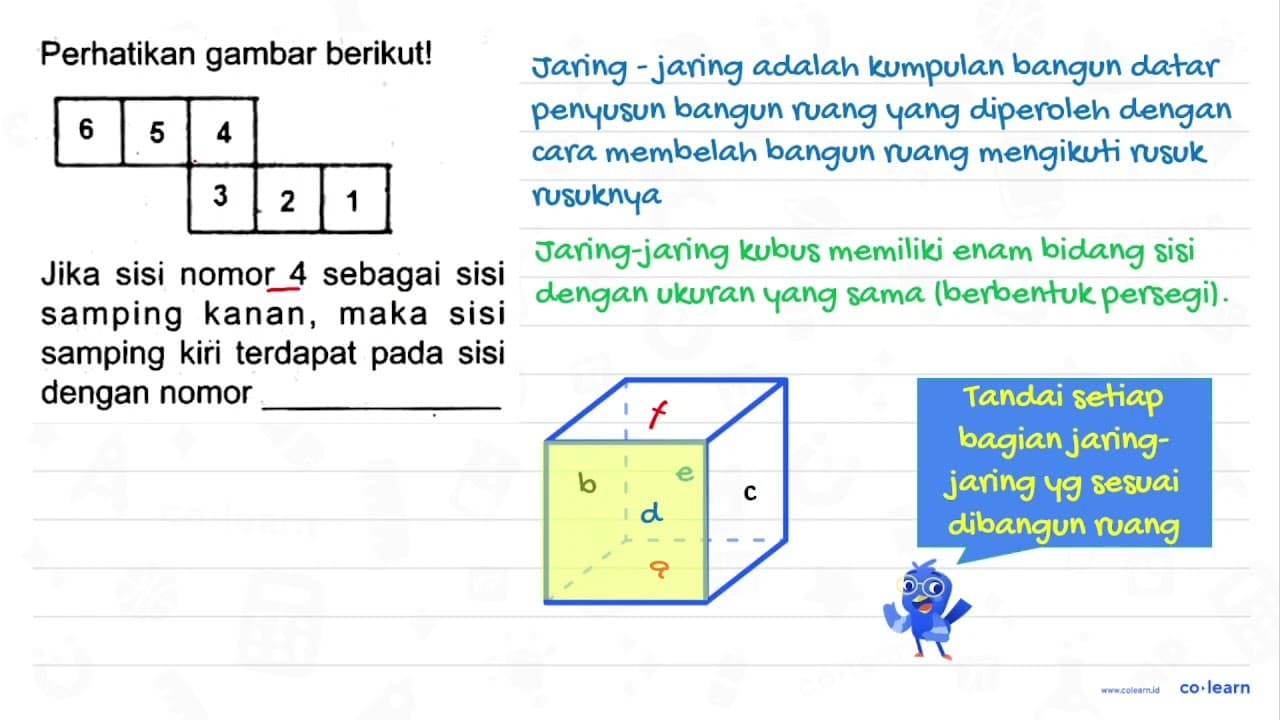 Perhatikan gambar berikut! 6 5 4 {2)/(|l)/() 3 2 1 { 2 - 4