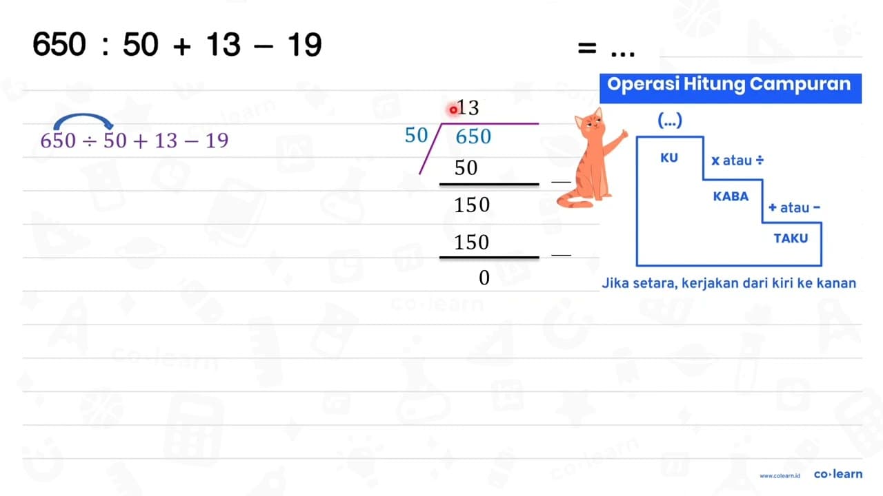 650: 50+13-19 =...