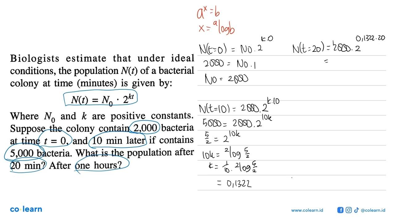 Biologists estimate that under ideal conditions, the