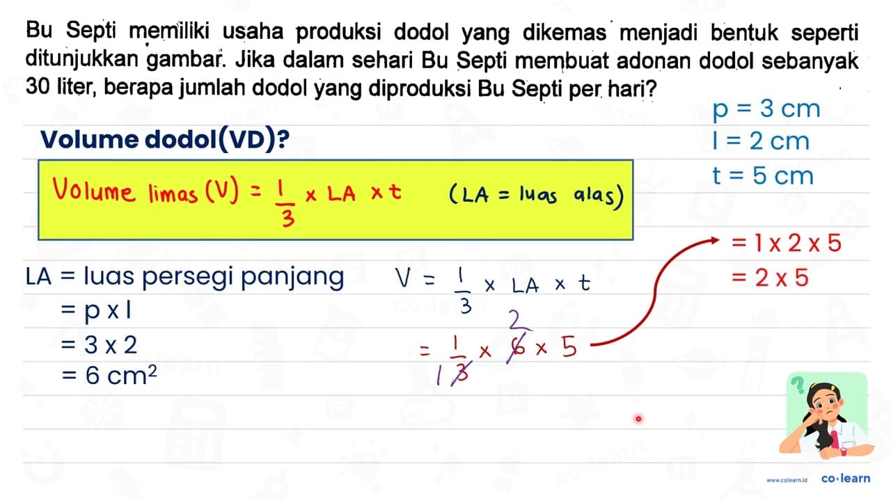 Bu Septi memiliki usaha produksi dodol yang dikemas menjadi