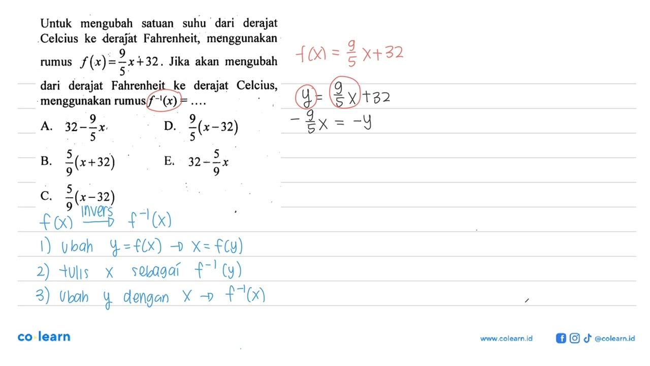 Untuk mengubah satuan suhu dari derajat Celcius ke derajat