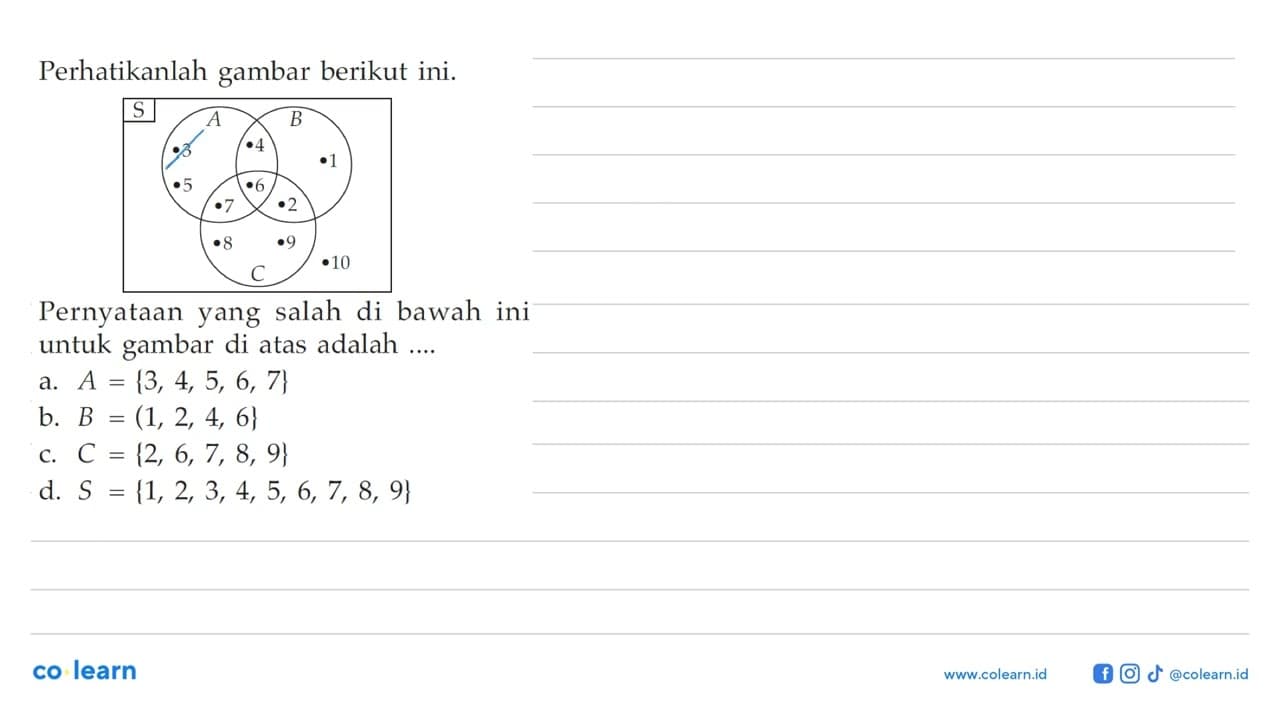 Perhatikanlah gambar berikut ini. Pernyataan yang salah di