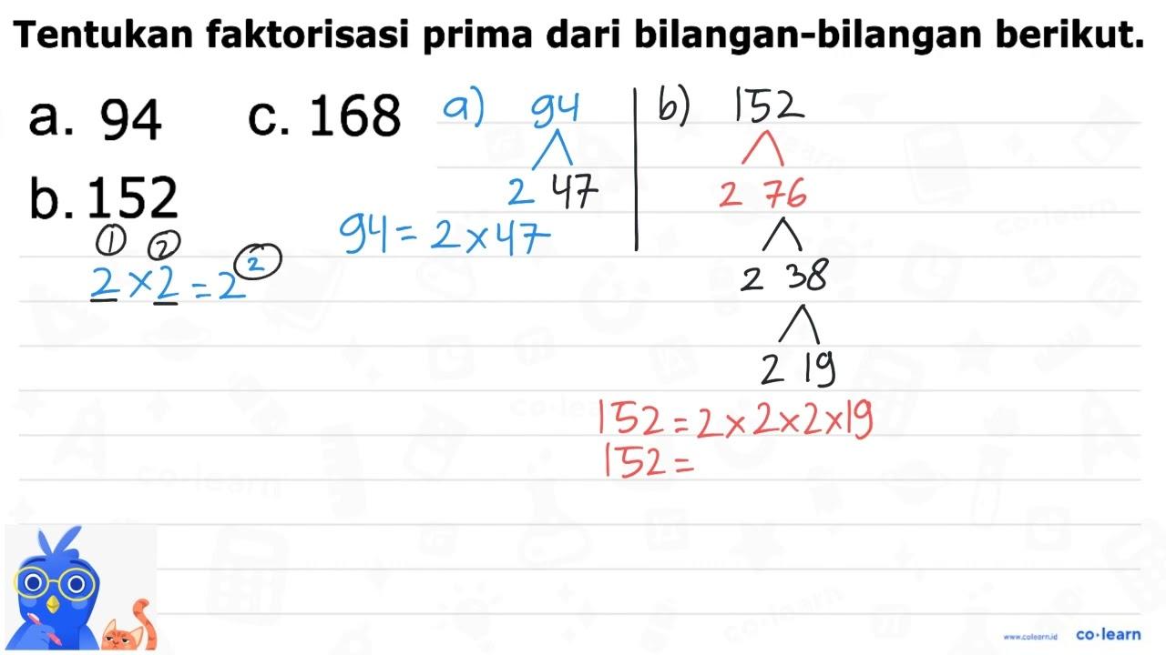 a. 94 C. 168 b.152