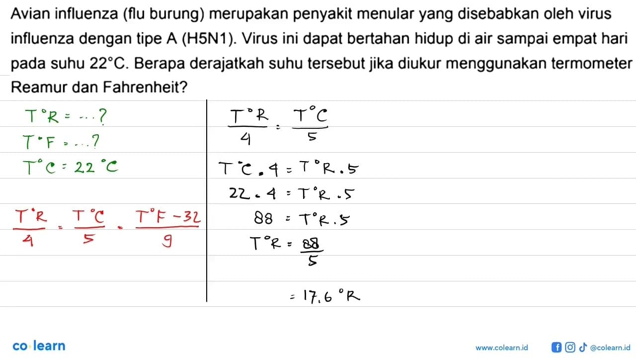 Avian influenza (flu burung) merupakan penyakit menular