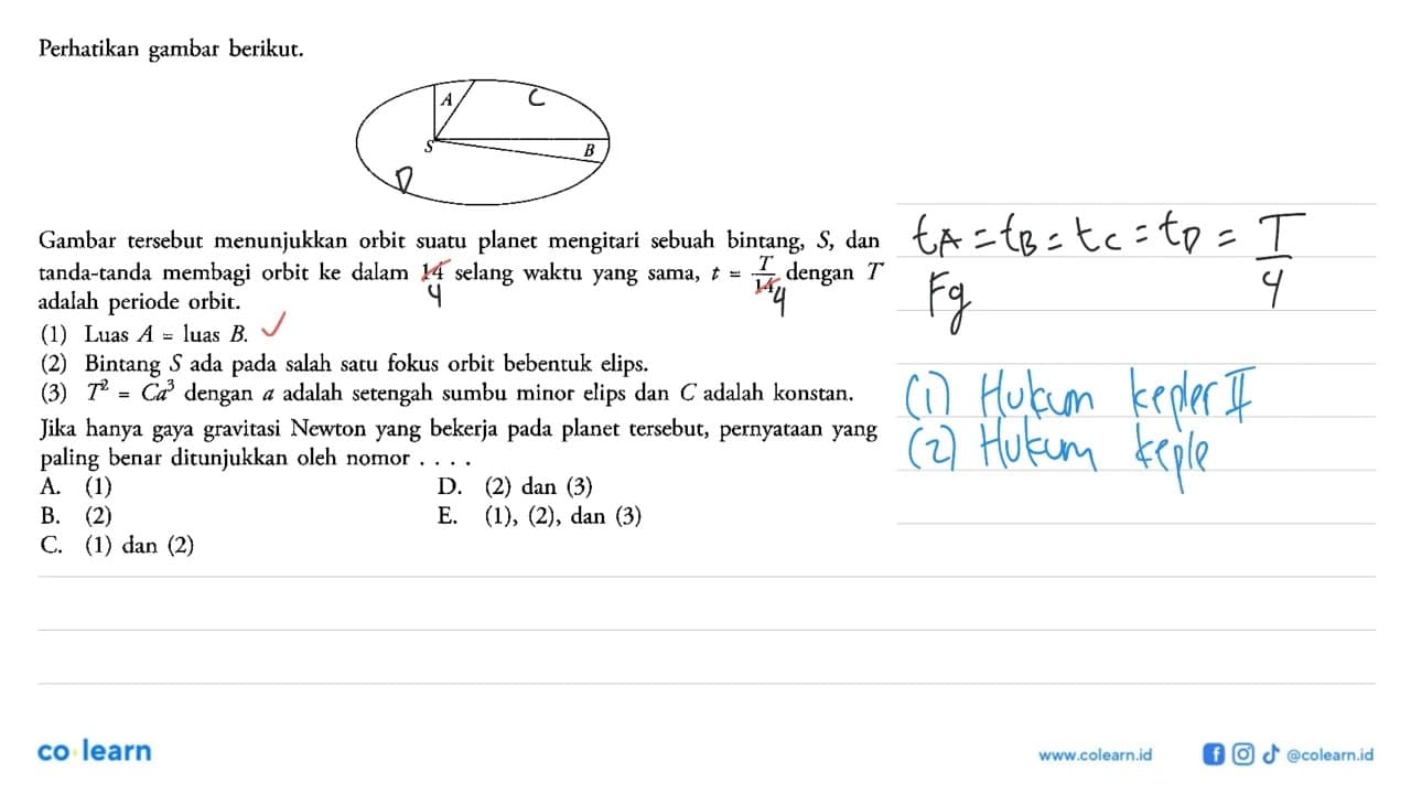 Perhatikan gambar berikut. A S BGambar tersebut menunjukkan