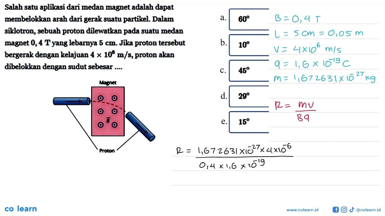 Salah satu aplikasi dari medan magnet adalah dapat