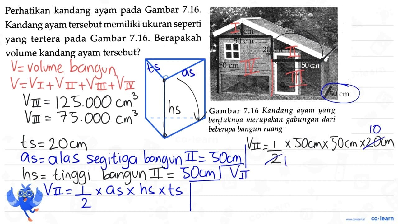 Perhatikan kandang ayam pada Gambar 7.16.