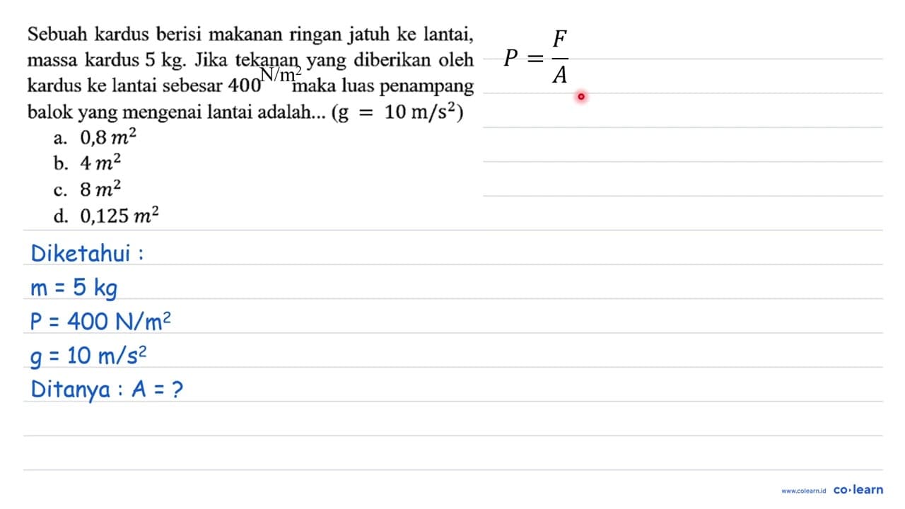 Sebuah kardus berisi makanan ringan jatuh ke lantai, massa