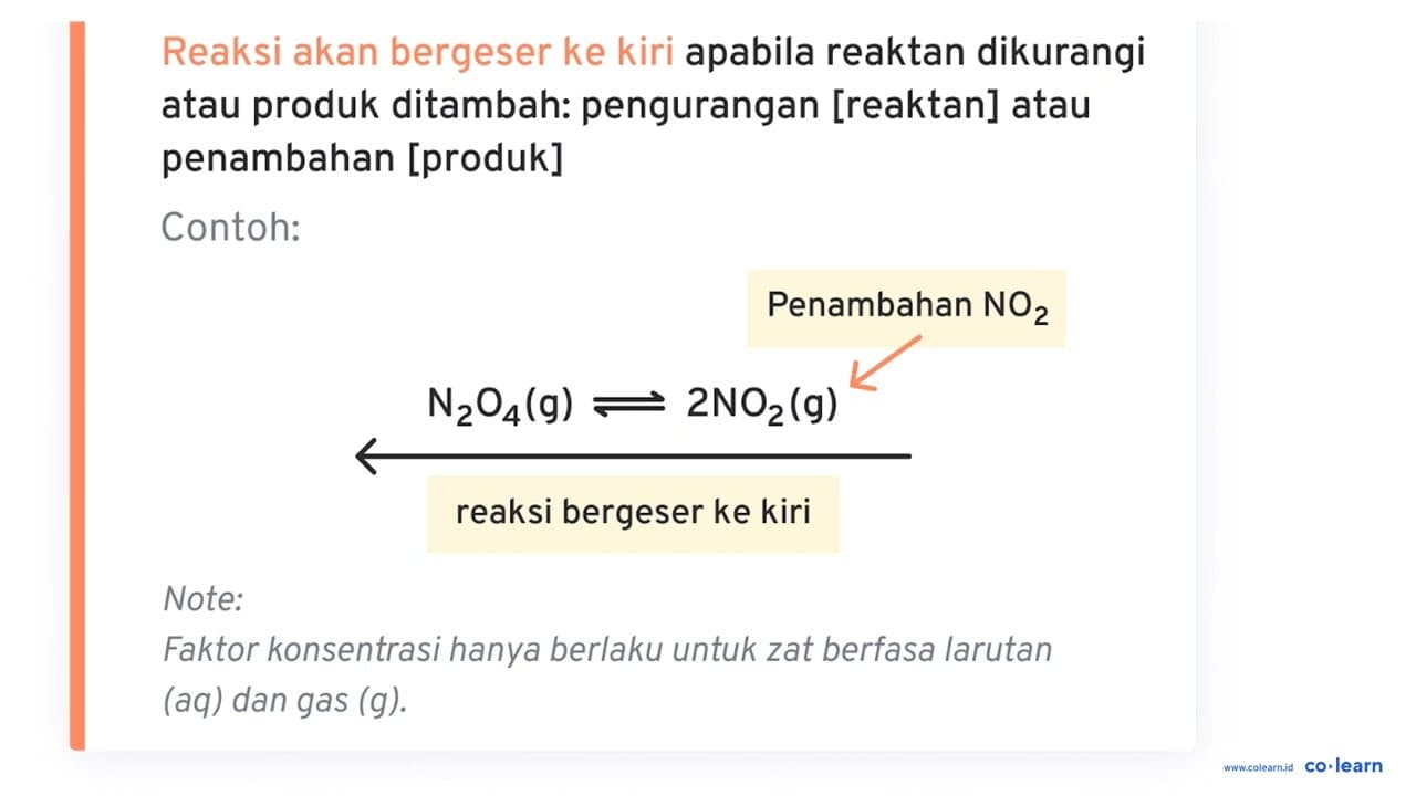 Diketahui reaksi kesetimbangan: N2(g)+O2(g) <--> 2 NO2(g)