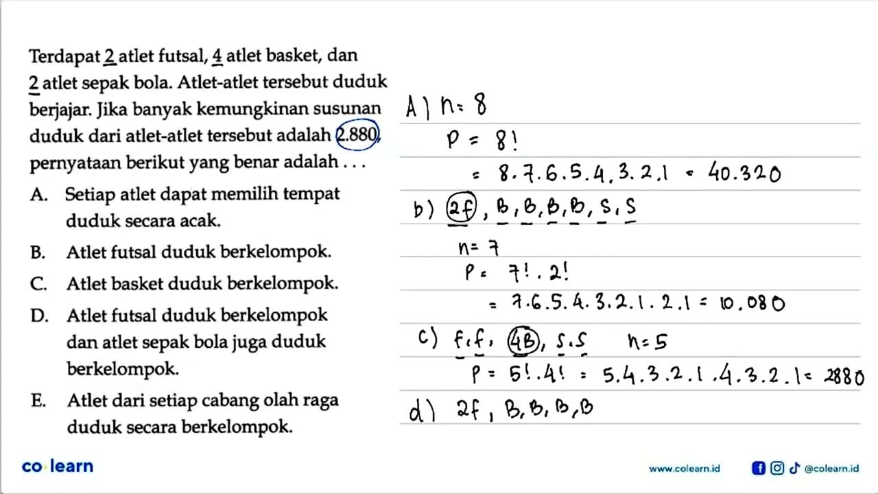 Terdapat 2 atlet futsal, 4 atlet basket, dan 2 atlet sepak