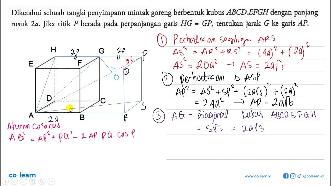 Diketahui sebuah tangki penyimpanan minyak goreng berbentuk