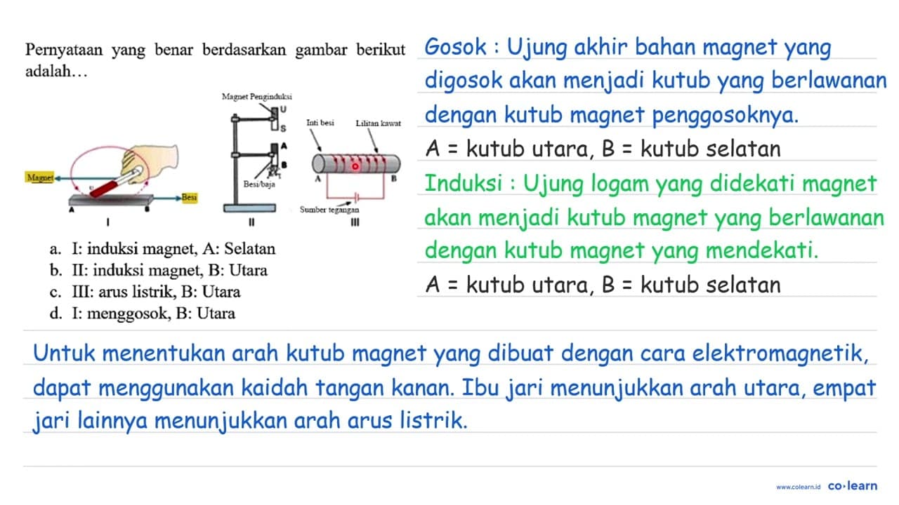 Pernyataan yang benar berdasarkan gambar berikut adalah...