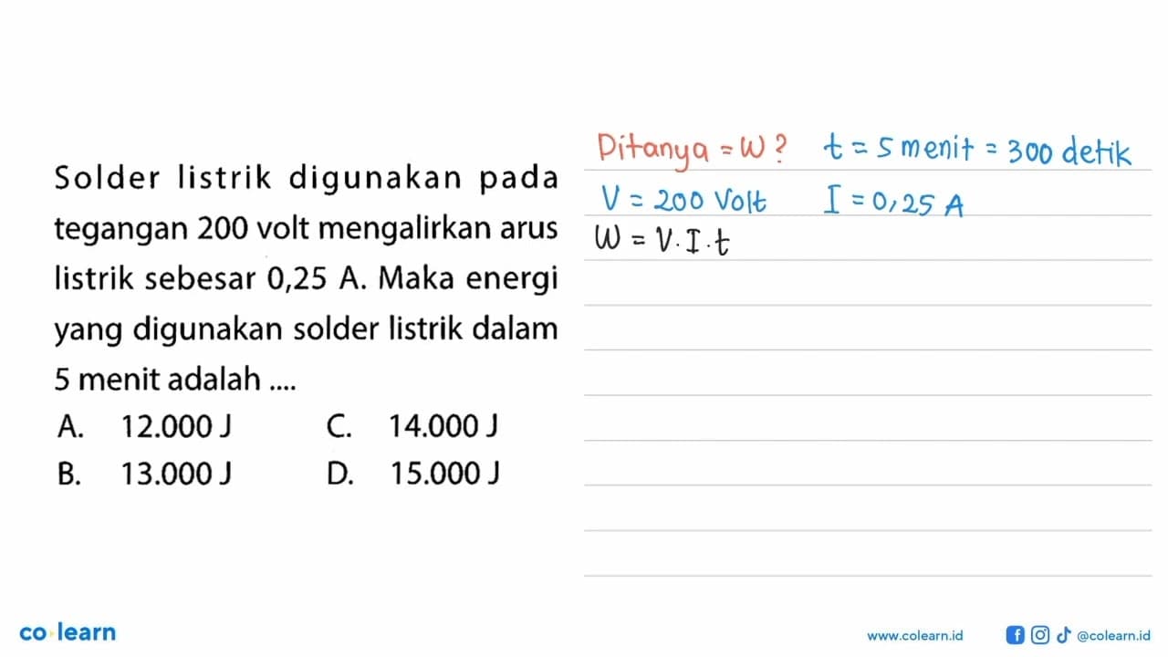 Solder listrik digunakan padategangan 200 volt mengalirkan