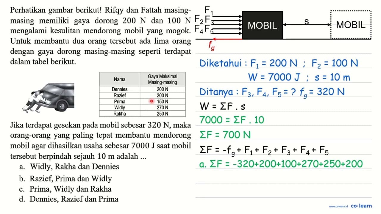 Perhatikan gambar berikut! Rifqy dan Fattah masingmasing