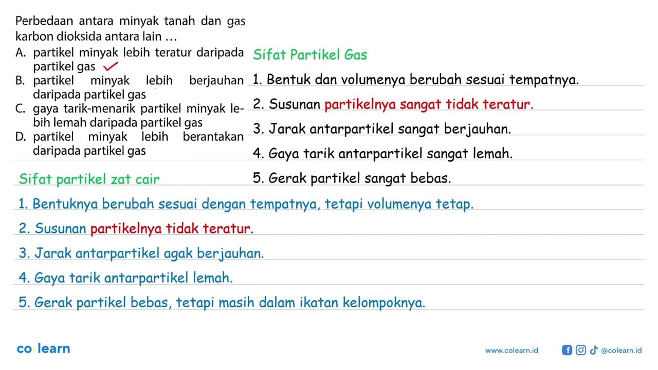 Perbedaan antara minyak tanah dan gas karbon dioksida