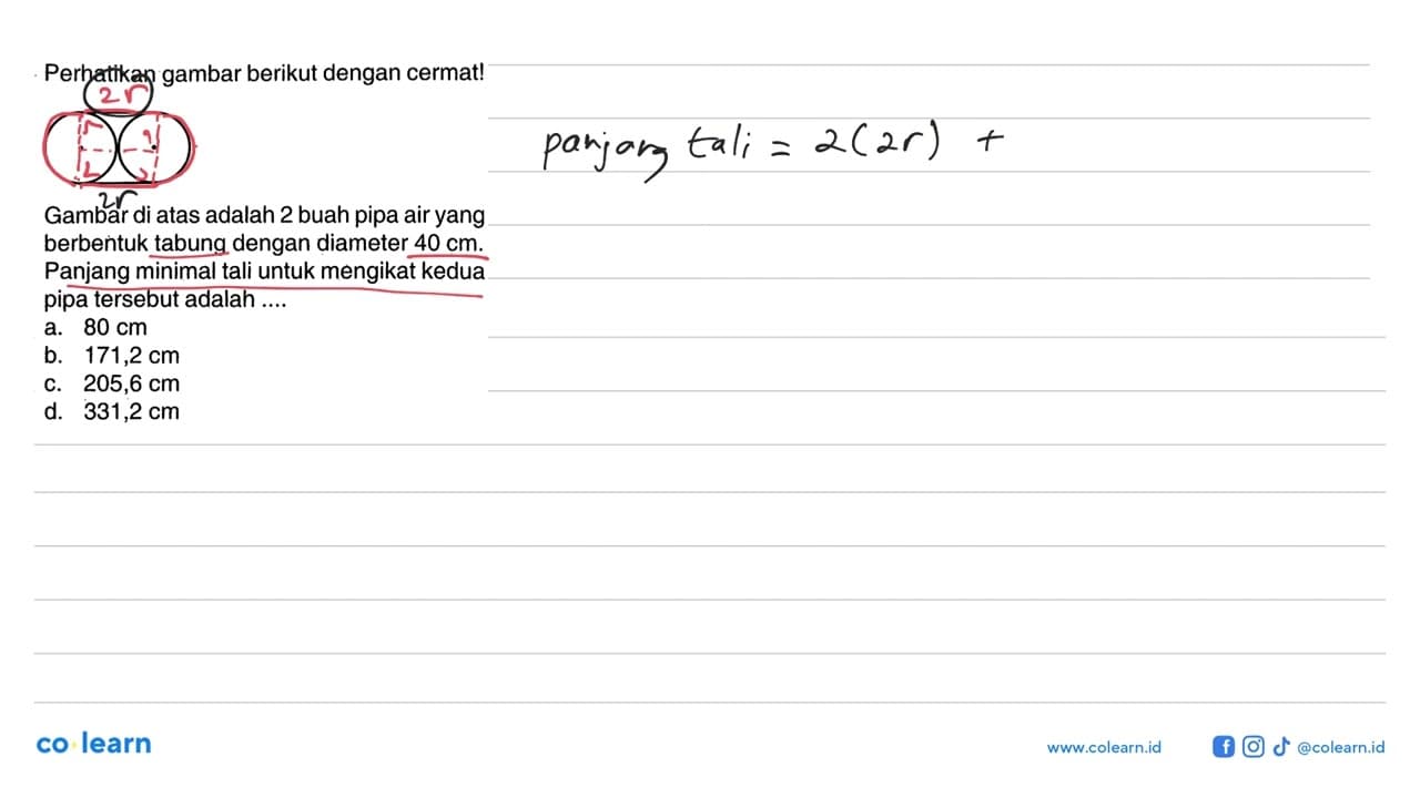 Perhatikan gambar berikut dengan cermat!Gambar di atas