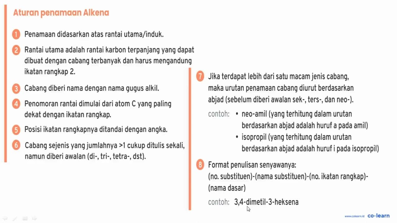 Beri nama senyawa berikut sesuai aturan IUPAC! a. CH_(3)