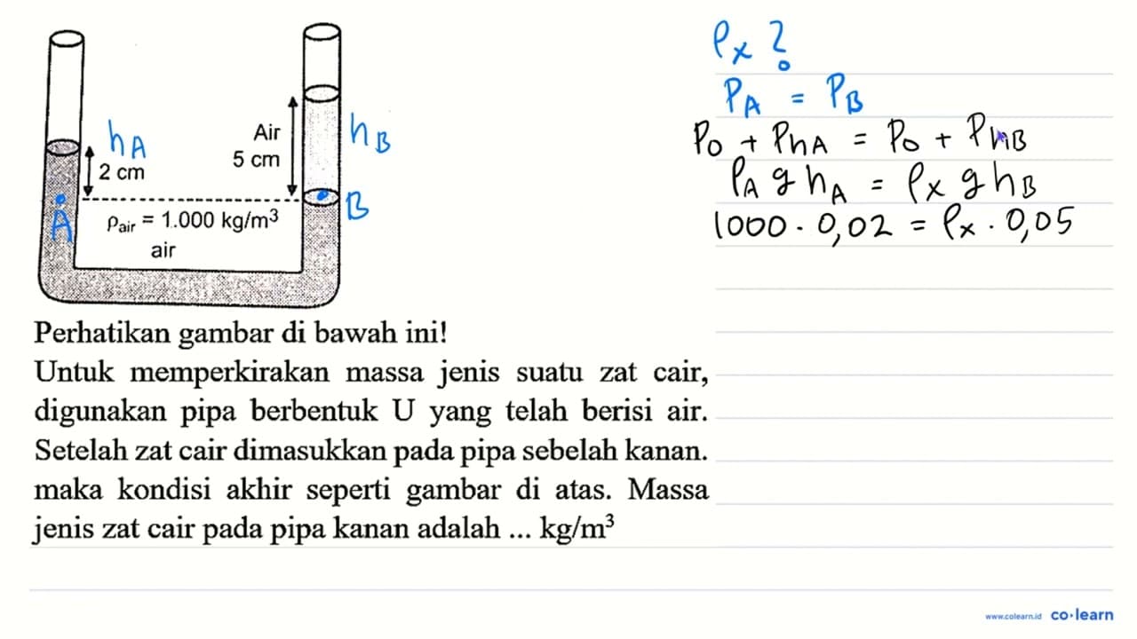 Perhatikan gambar di bawah ini! Untuk memperkirakan massa