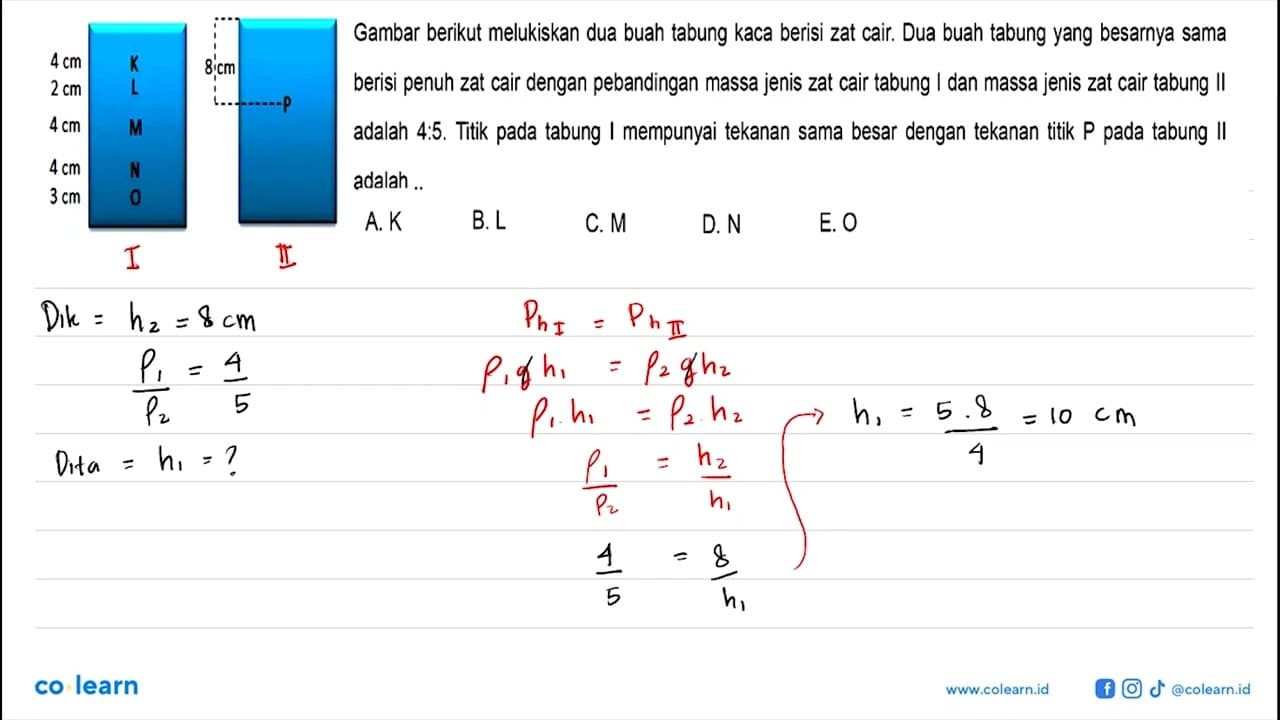 4 cm 2 cm 4 cm 4 cm 3 cm K L M N O 8 cm P Gambar berikut