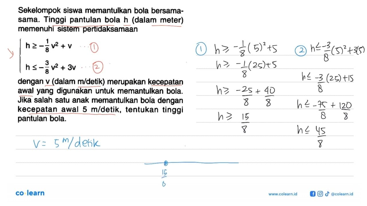 Sekelompok siswa memantulkan bola bersama- sama Tinggi