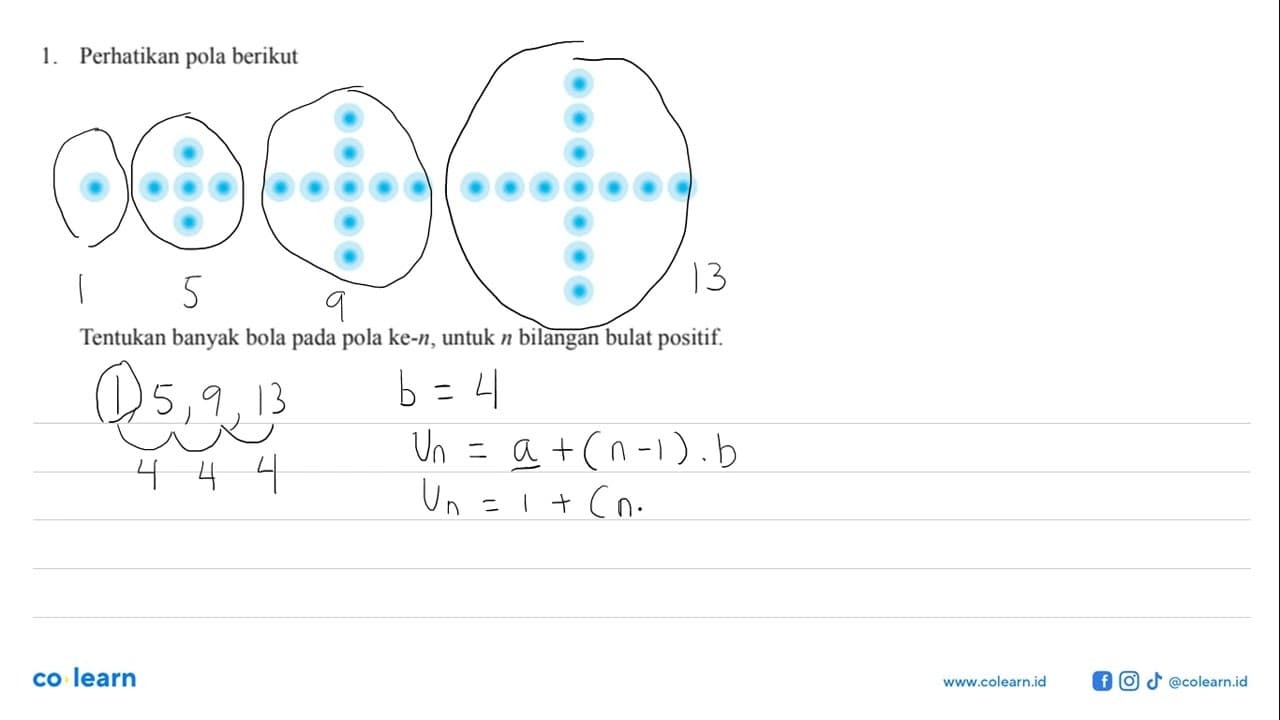 12. 1,4,9,16, ..., ..., 49