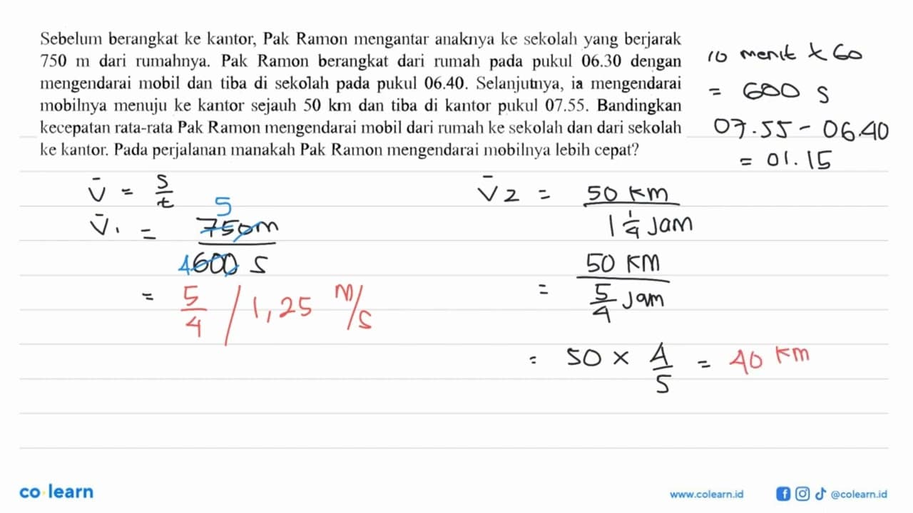 Sebelum berangkat ke kantor, Pak Ramon mengantar anaknya ke