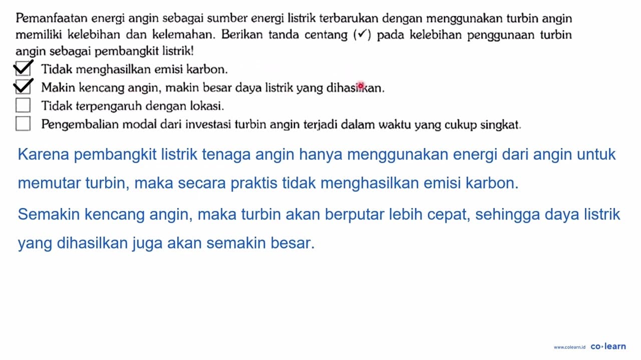 Pemanfaatan energi angin sebagai sumber energi listrik