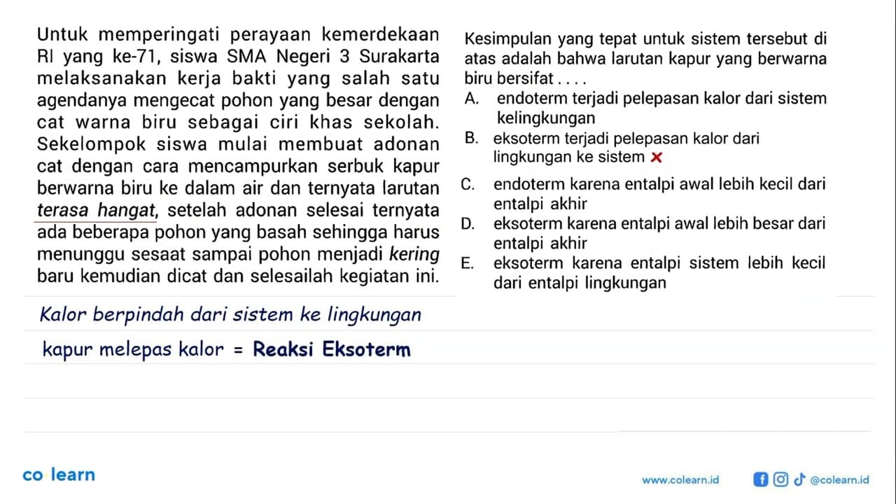 Untuk memperingati perayaan kemerdekaan RI yang ke-71,