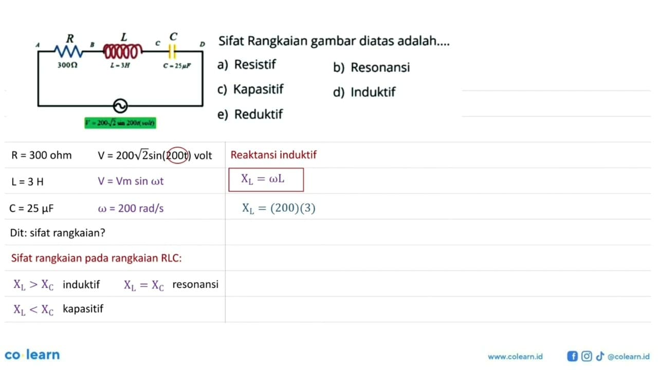 Sifat Rangkaian gambar diatas adalah.