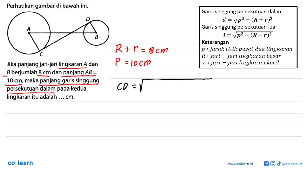 Perhatikan gambar di bawah ini.A B C DJika panjang