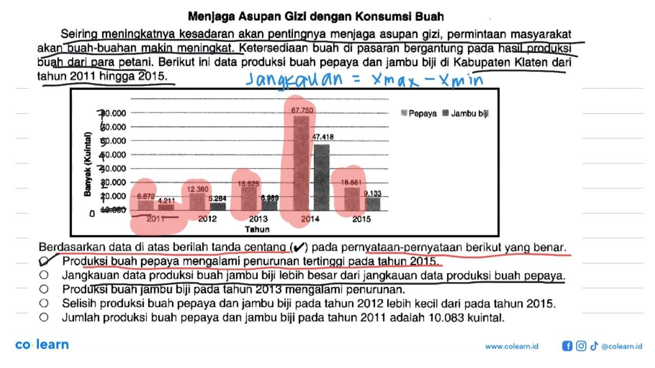 Menjaga Asupan GIzl dengan Konsumsi Buah Selring