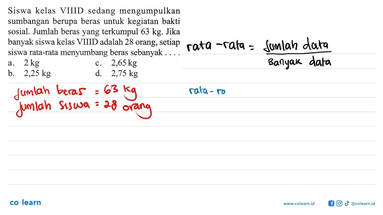 Siswa kelas VIIID sedang mengumpulkan sumbangan berupa