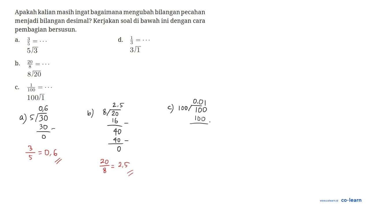 Apakah kalian masih ingat bagaimana mengubah bilangan