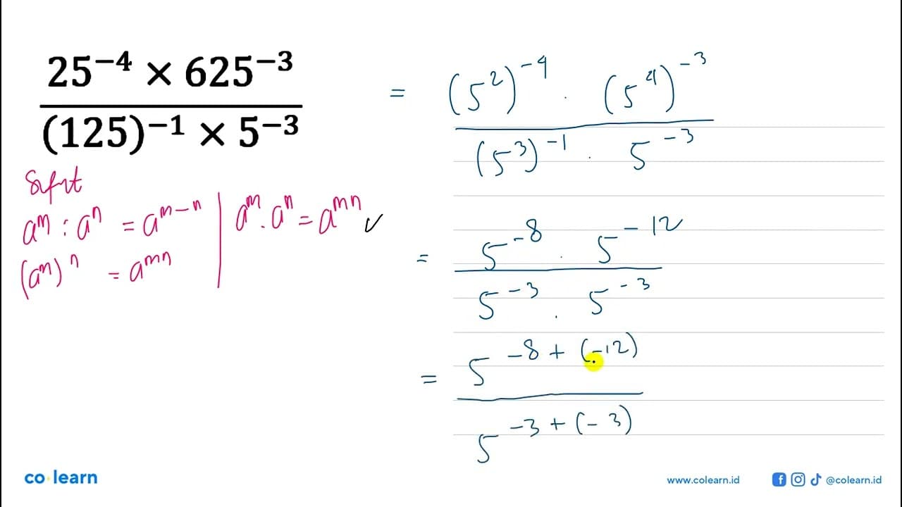 (25^-4 x 625^-3)/((125)^-1 x 5^-3)