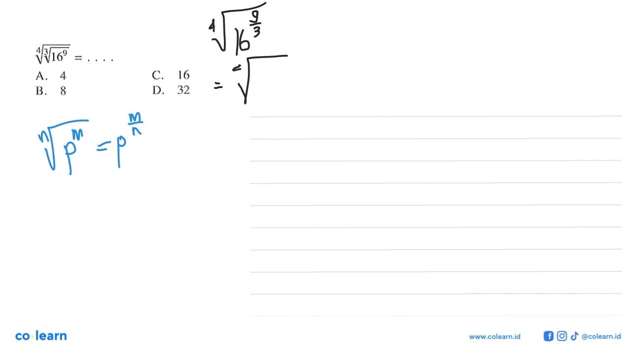 ((16^9)^(1/3))^(1/4) = ...