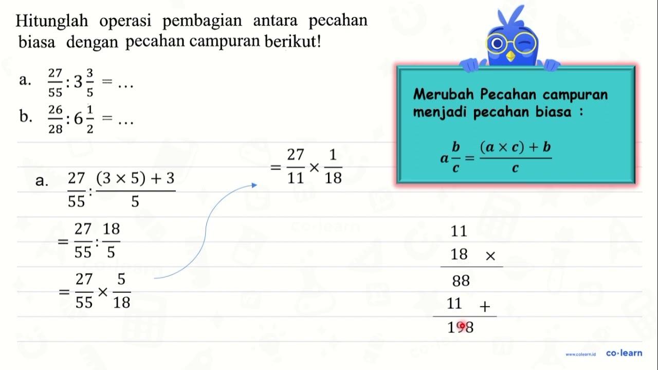 Ibu membuat puding yang terdiri dari 2 lapis, yaitu lapisan