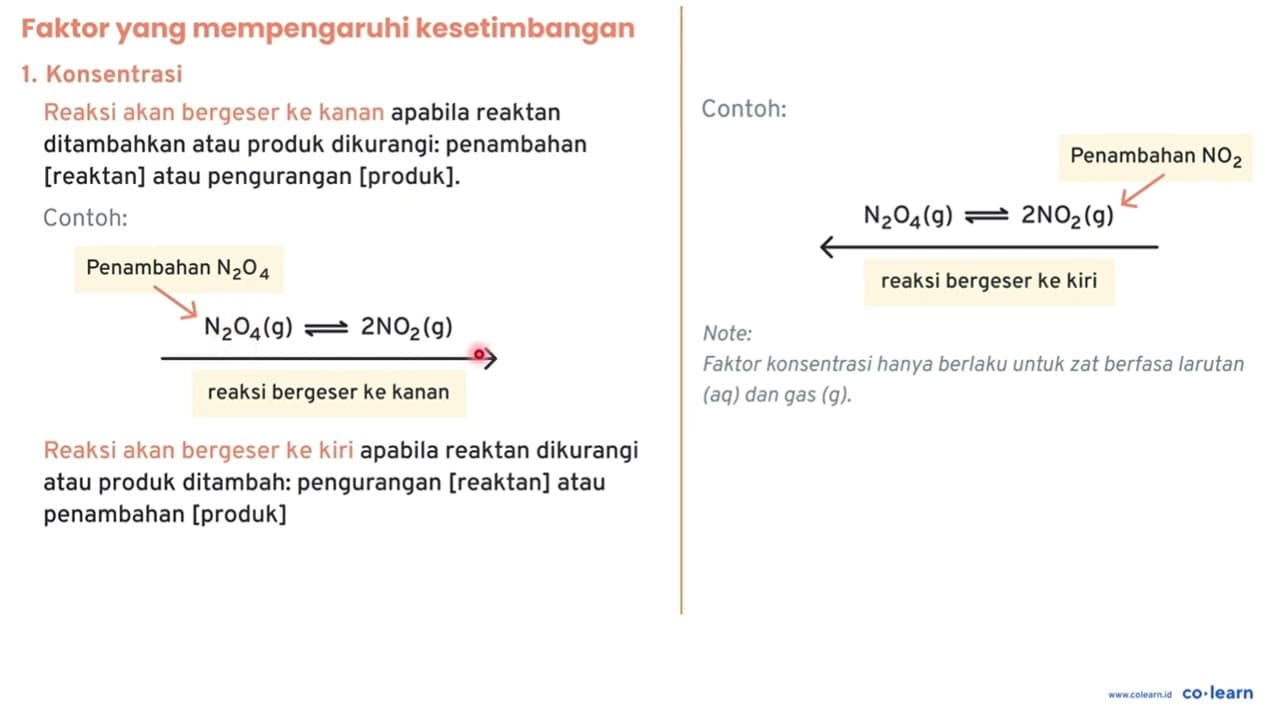 Tetapan kesetimbangan untuk reaksi: 2A (g) + B (g) <=> C