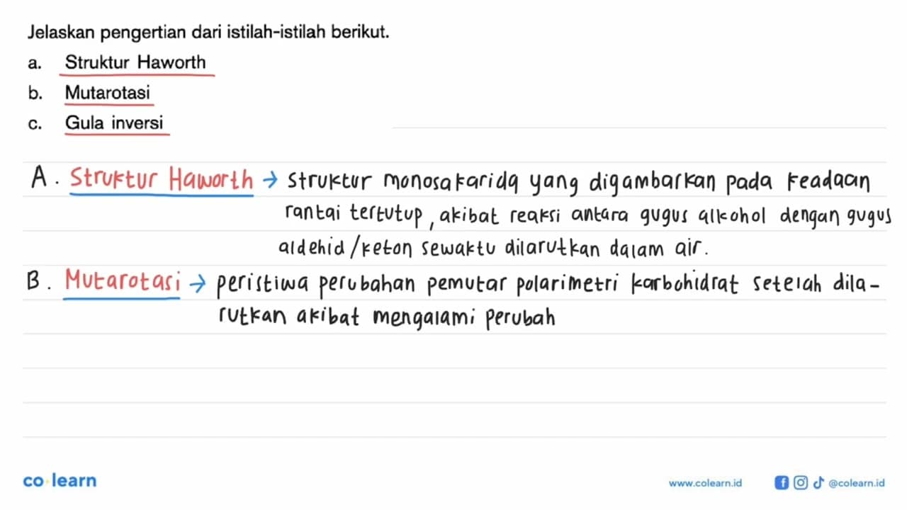 Jelaskan pengertian dari istilah-istilah berikut. a.