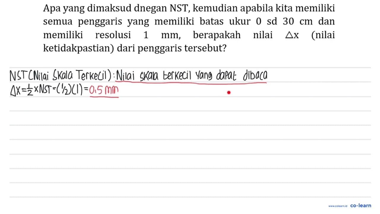 Apa yang dimaksud dnegan NST, kemudian apabila kita