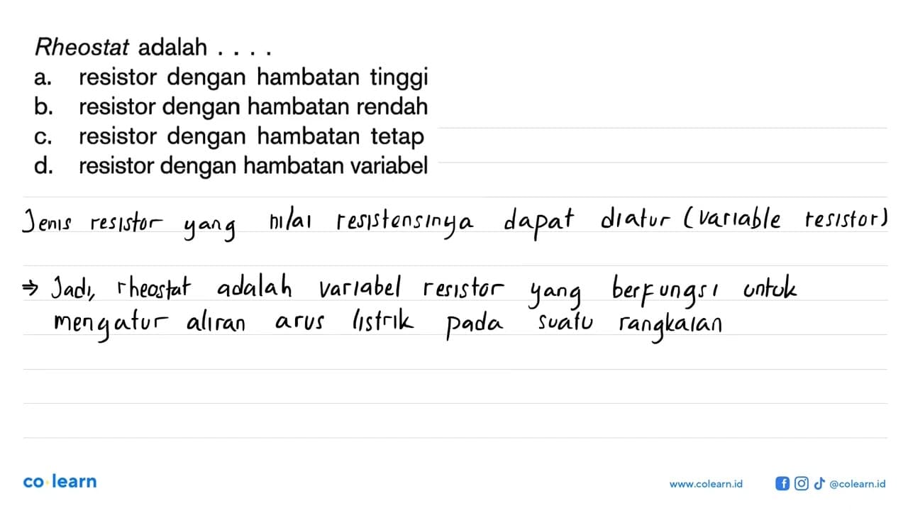 Rheostat adalah