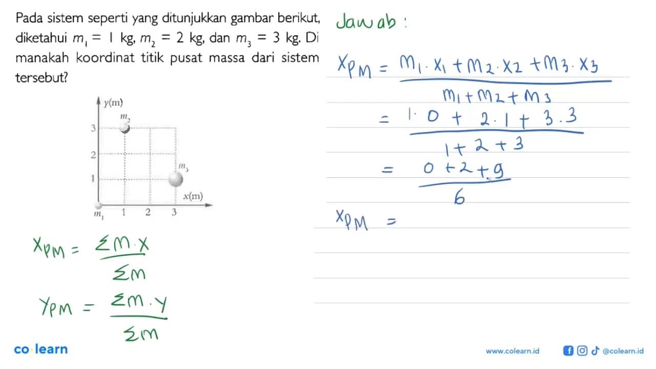 Pada sistem seperti yang ditunjukkan gambar berikut.