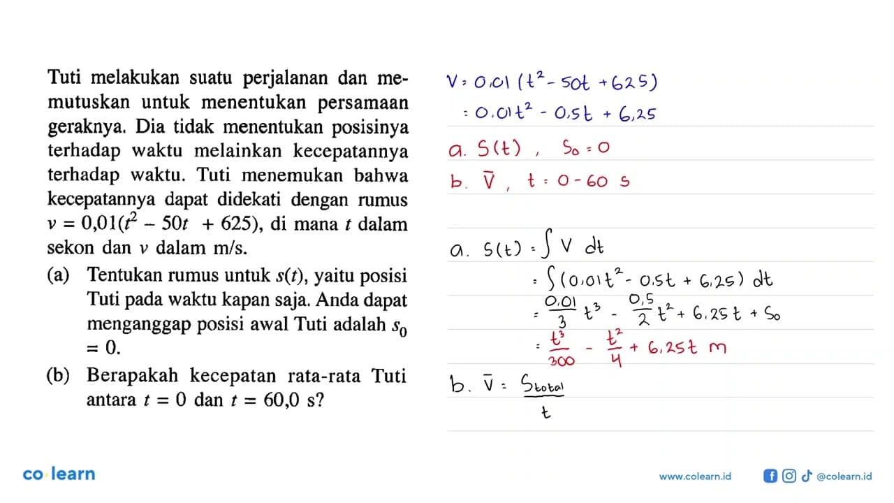 Tuti melakukan suatu perjalanan dan memutuskan untuk