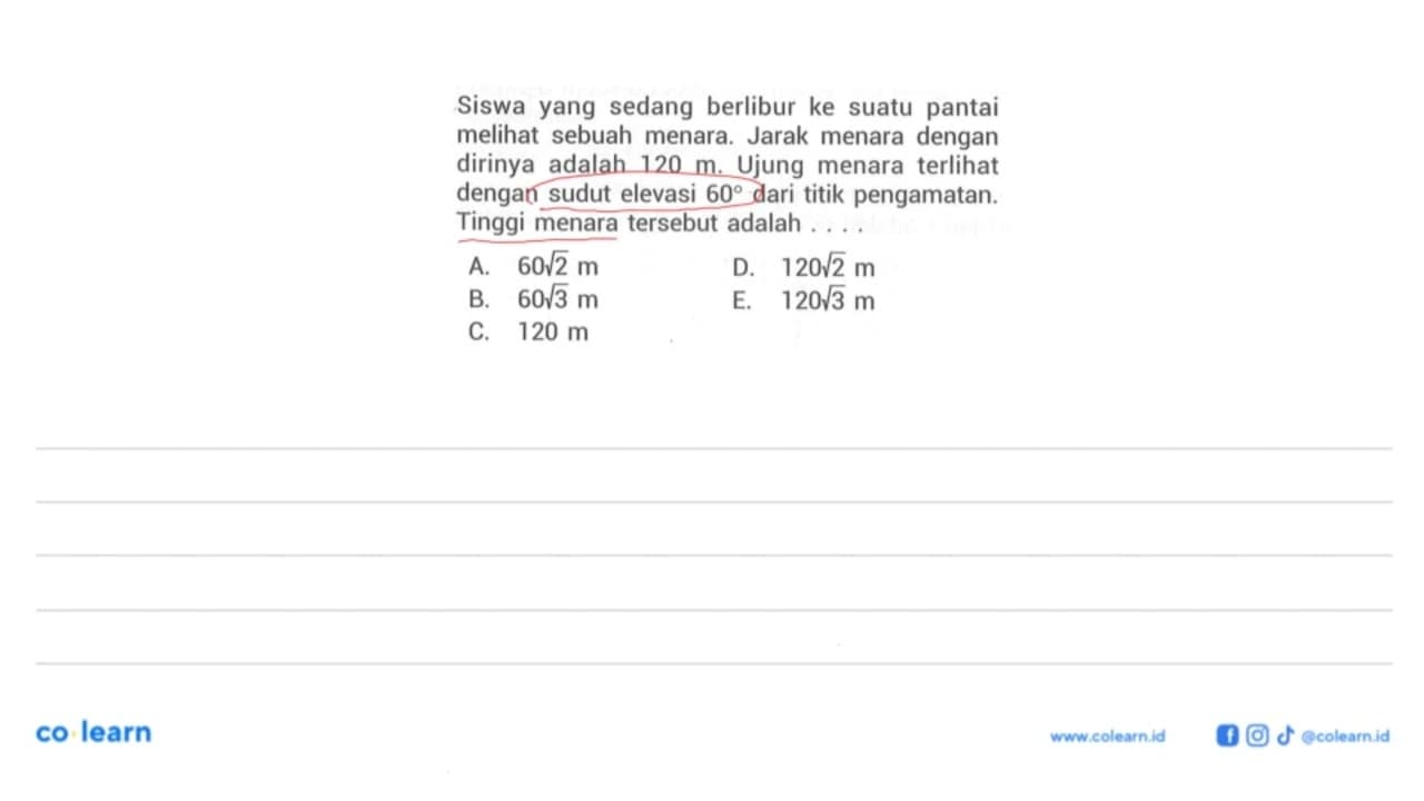 Siswa yang sedang berlibur ke suatu pantai melihat sebuah