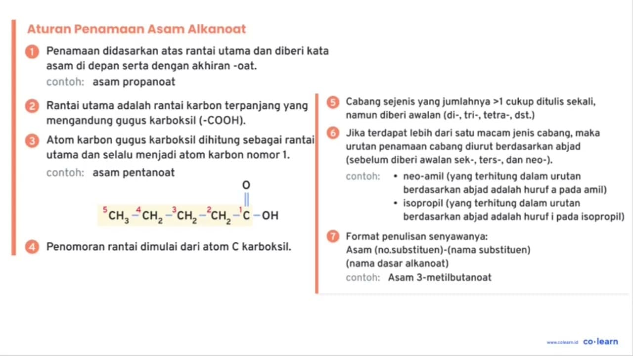 Tuliskan nama UIPAC dan trivial senyawa berikut: a. CH3 CH2