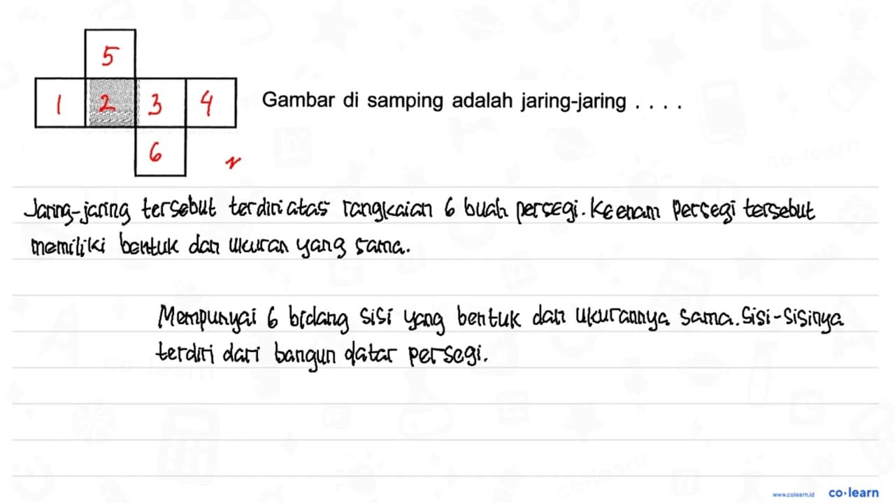 Gambar di samping adalah jaring-jaring . . . .